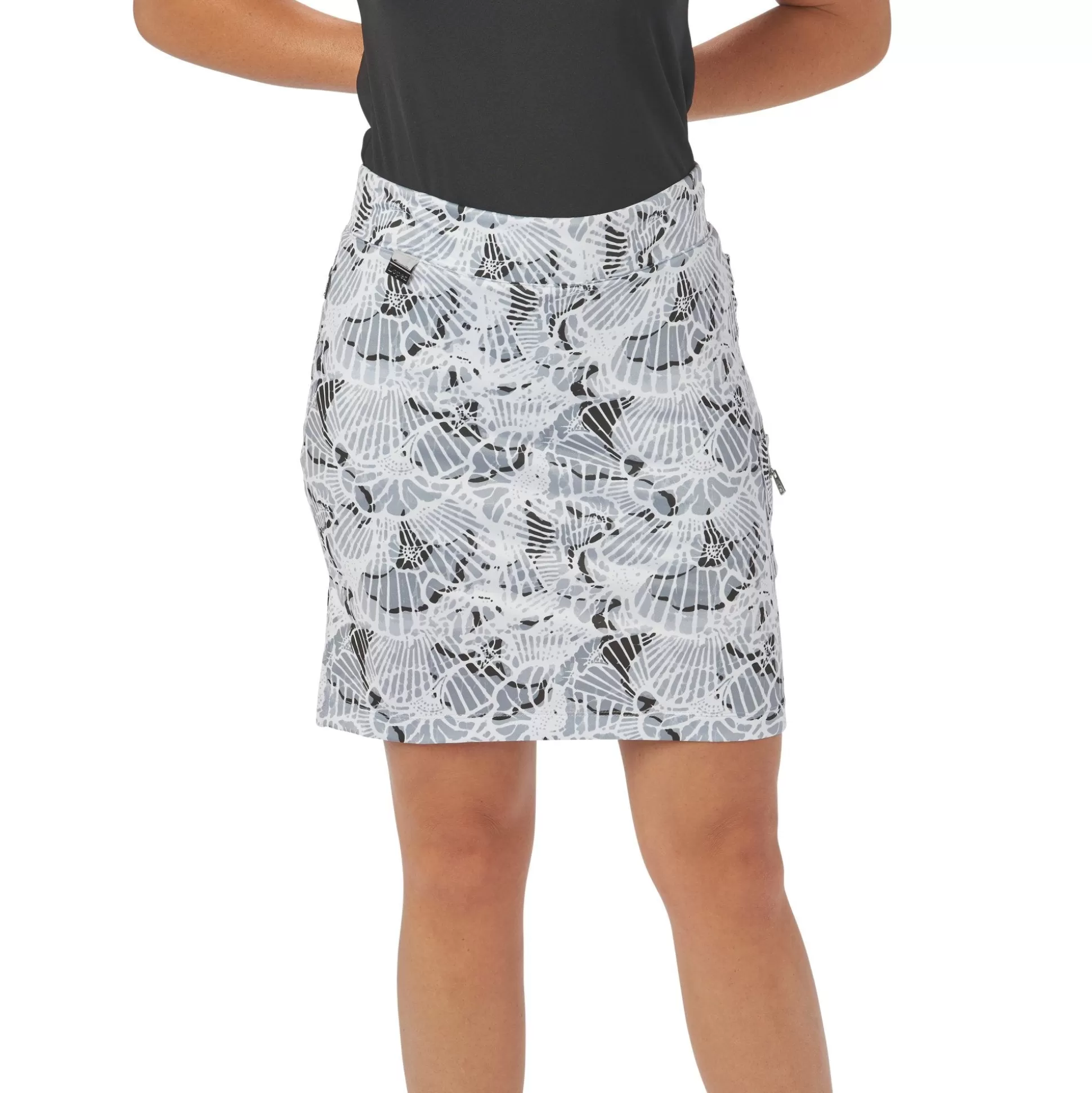 SKORTS^Nancy Lopez Wave Print Club Skort Black Multi