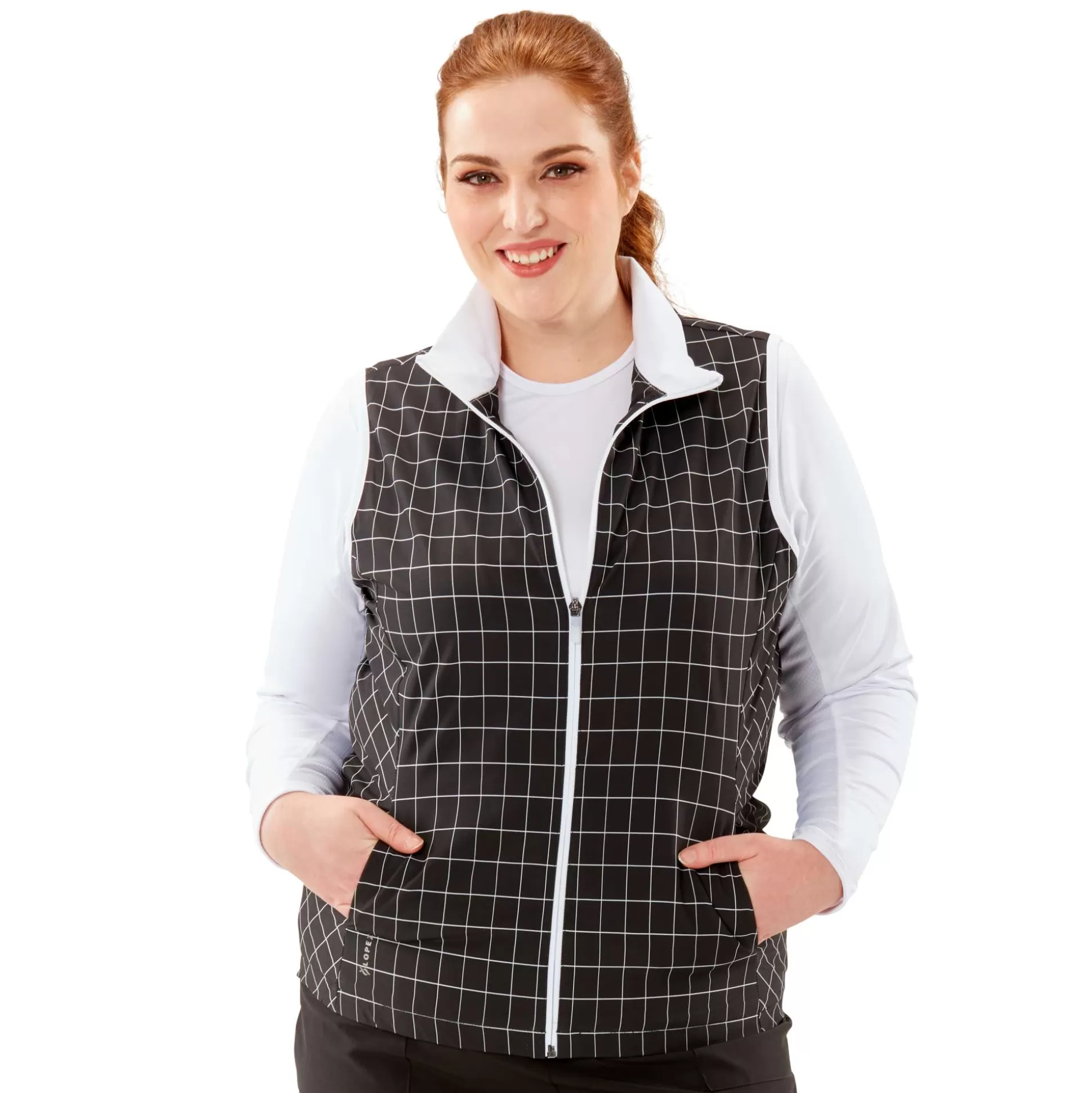 JACKETS^Nancy Lopez Zippy Vest Plus