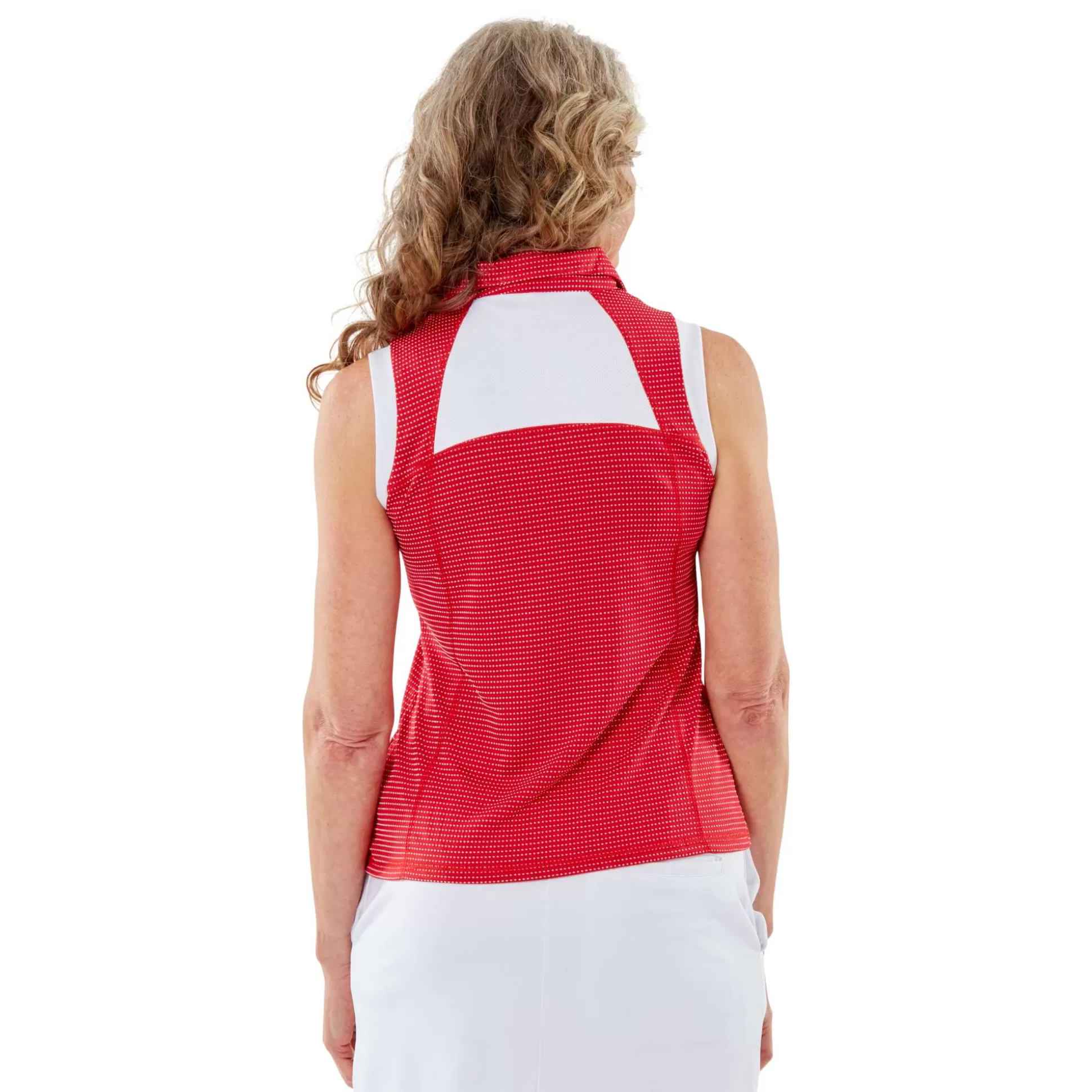 SLEEVELESS^Nancy Lopez Zone Sleeveless Polo